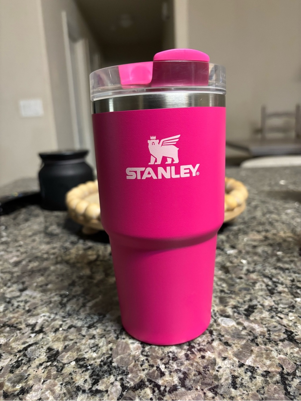Stanley Pink Insulated Travel Tumbler